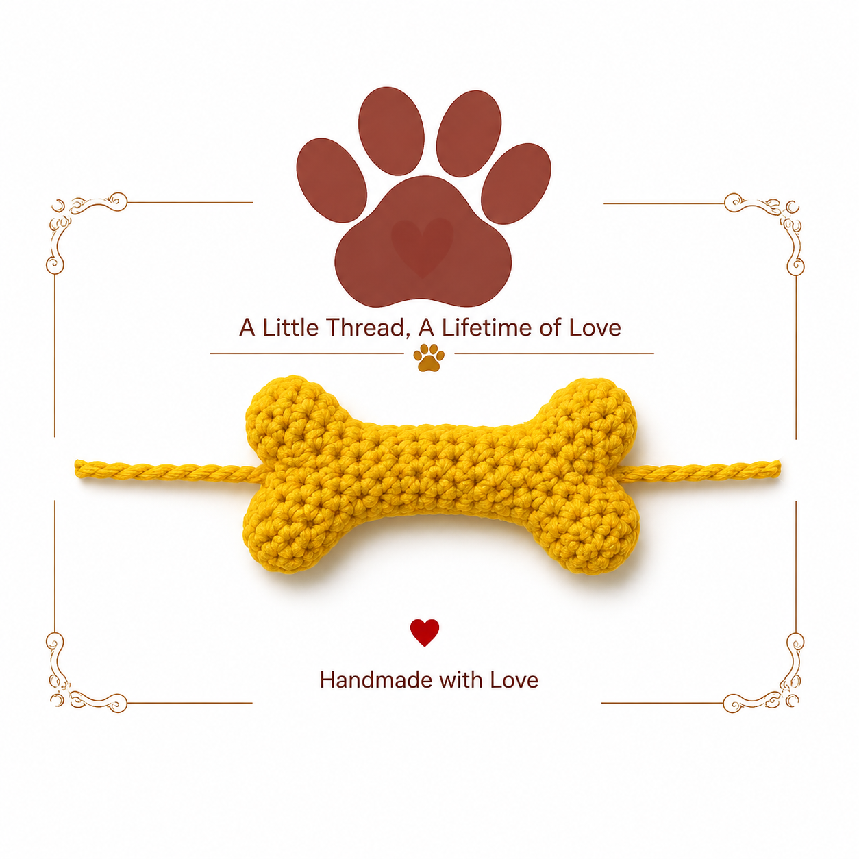 Scented rakhis for furr babies Package